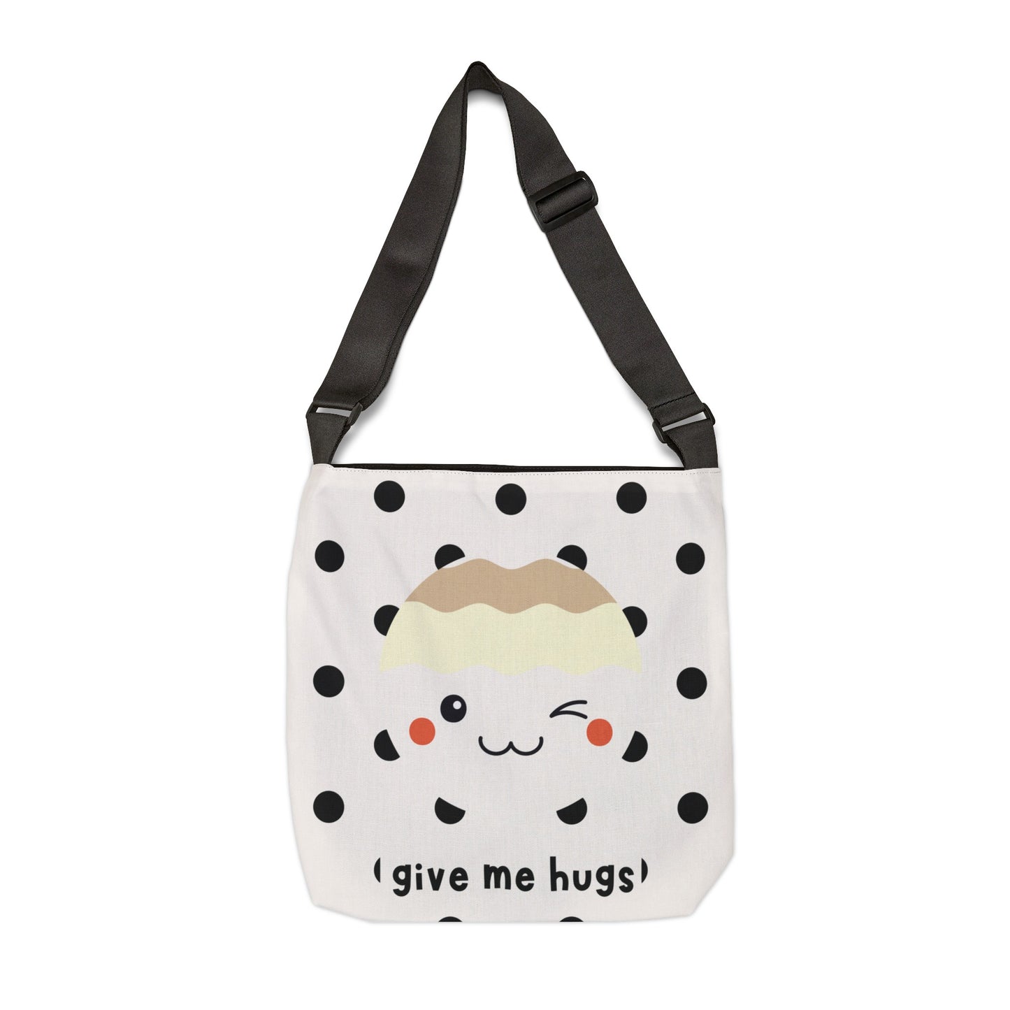 Beach Bag Adjustable Tote Black