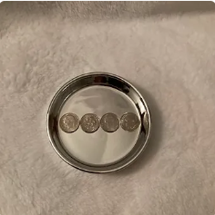 Small Decor Metallic Trinket Tray for Table Desk