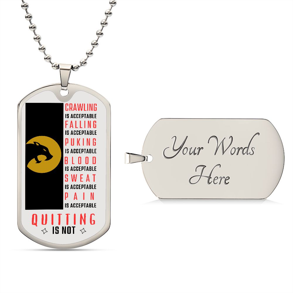 Warrior Jaquar To My Brother Son | Dog Tag Necklace