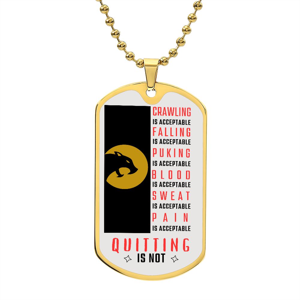 Warrior Jaquar To My Brother Son | Dog Tag Necklace