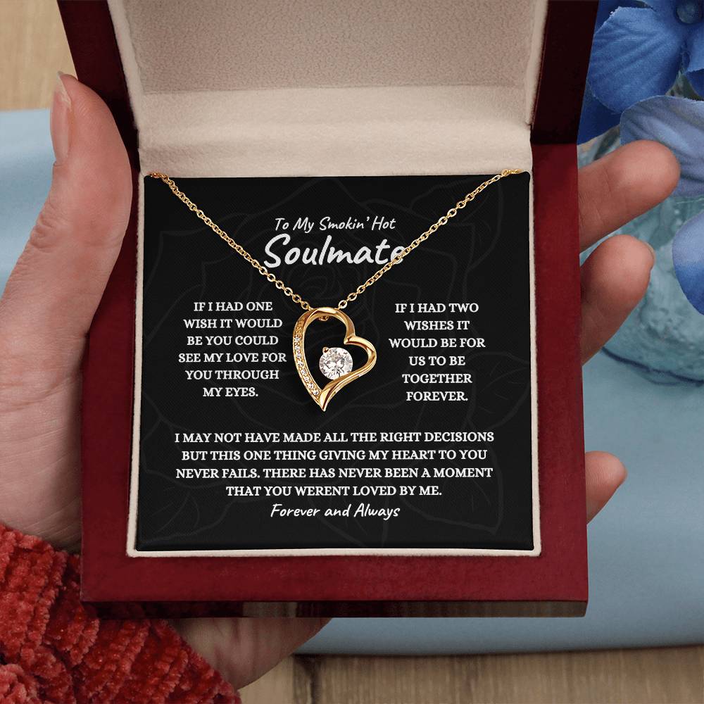 Soulmate One Wish | Love Heart Necklace