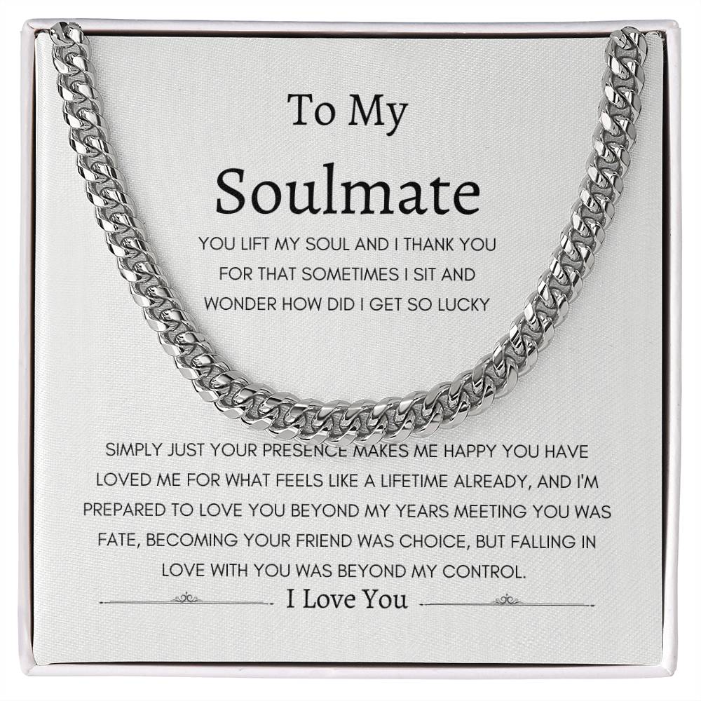 Love Beyond Years Forever Soulmate | Cuban Link Necklace Gift
