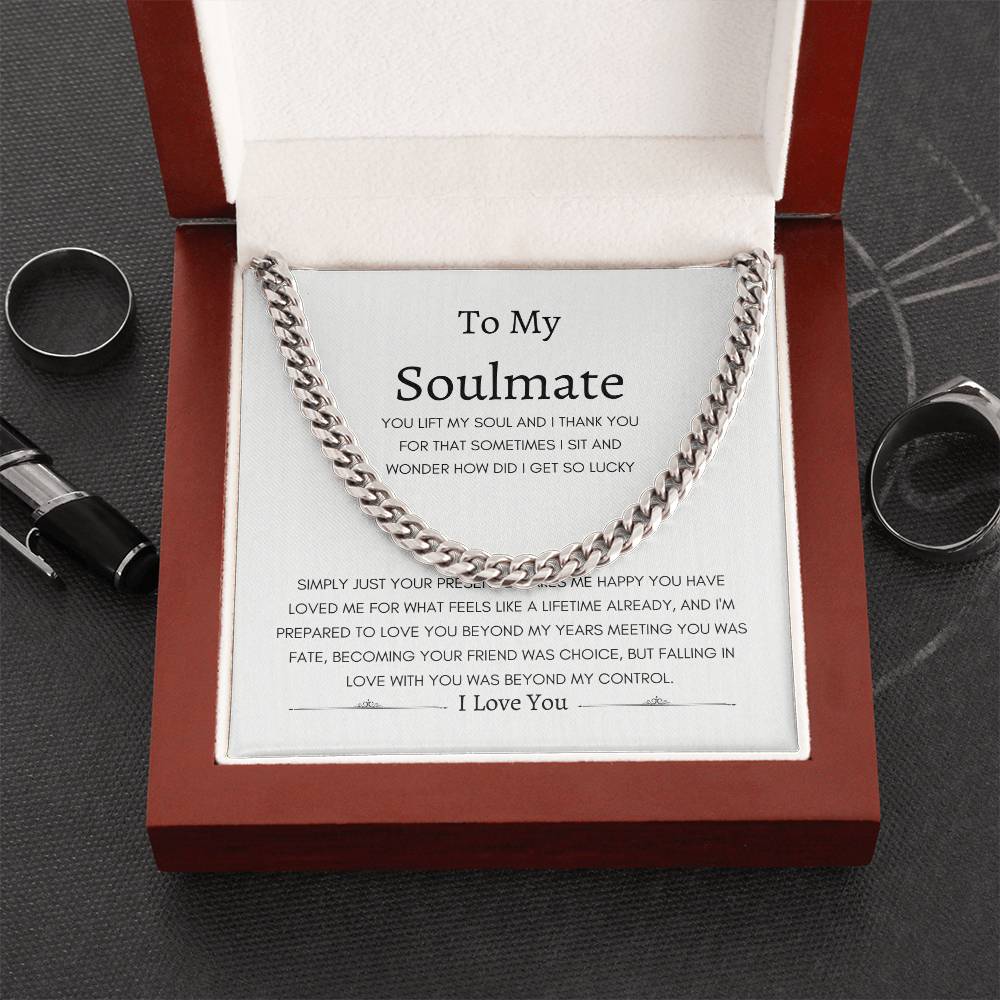 Love Beyond Years Forever Soulmate | Cuban Link Necklace Gift