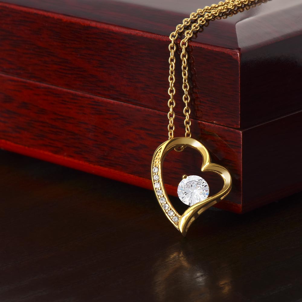 Dangling Heart Pendant Necklace