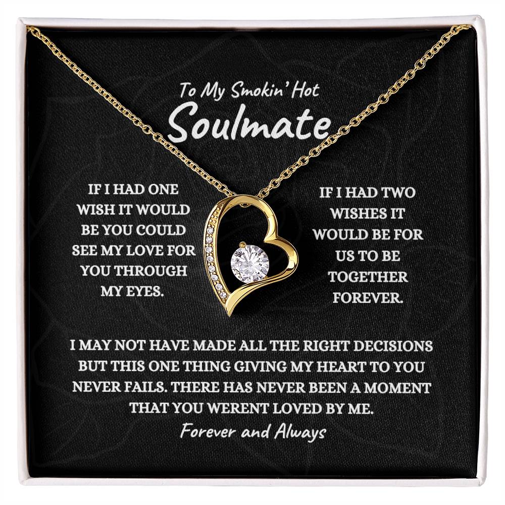 Soulmate One Wish | Love Heart Necklace