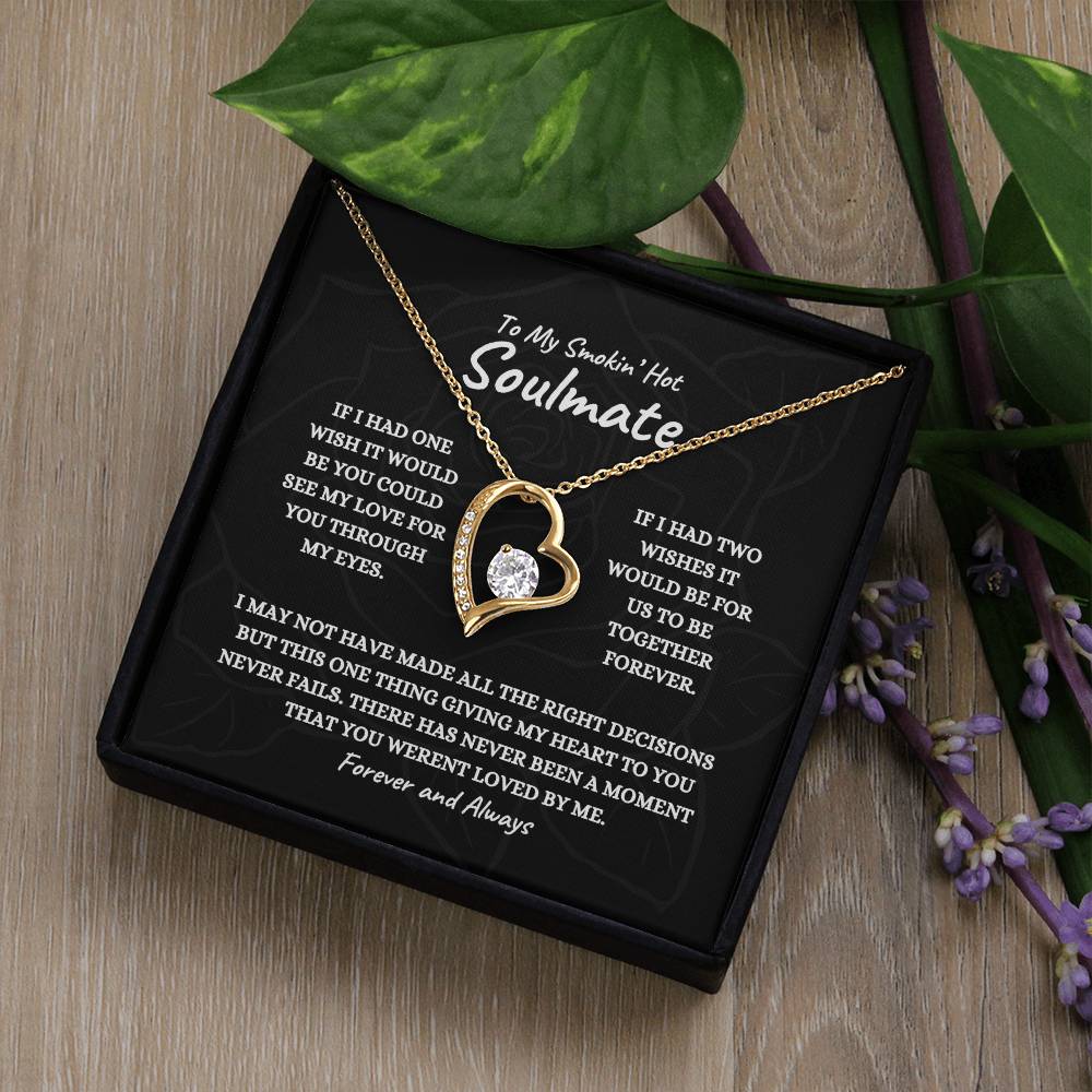Soulmate One Wish | Love Heart Necklace
