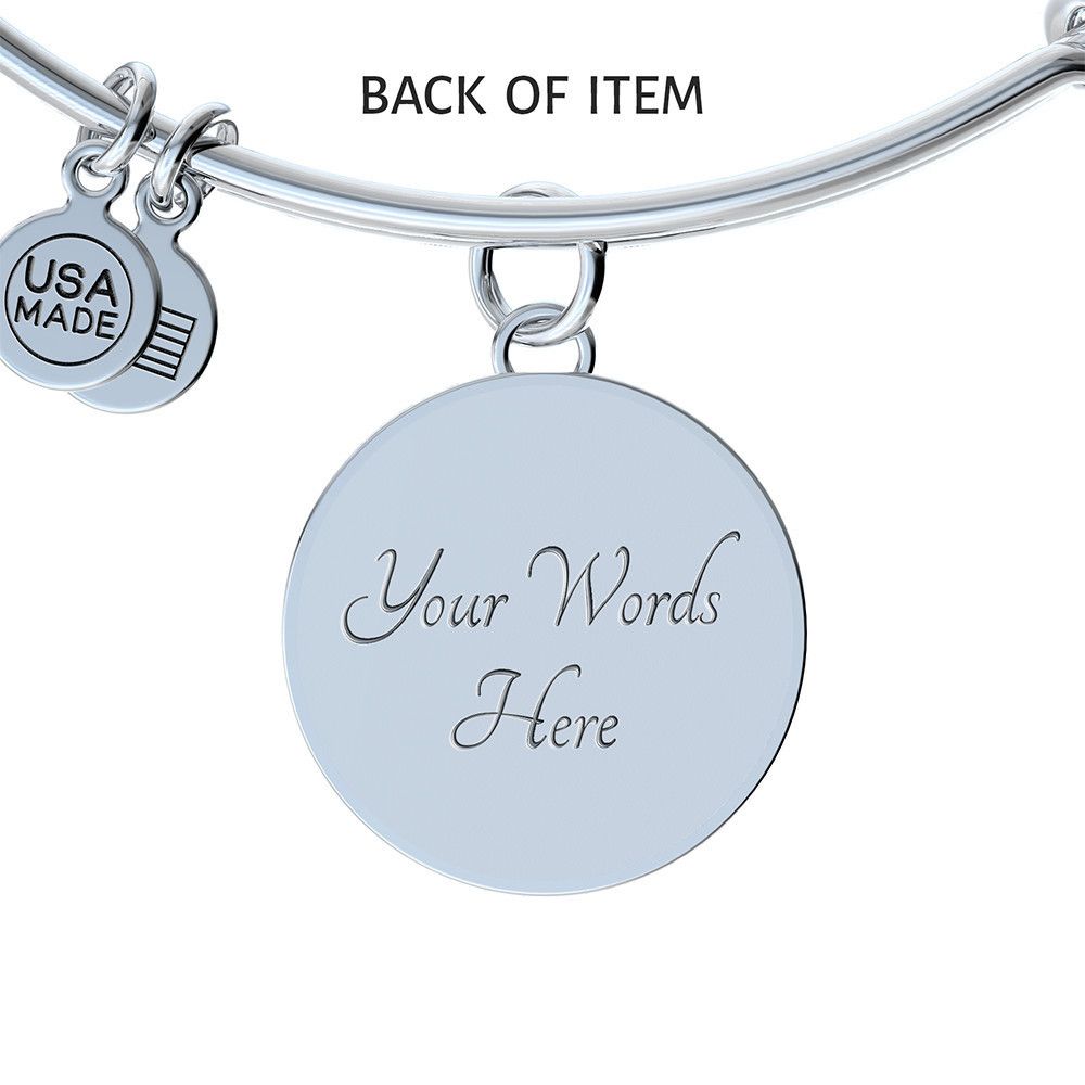 Daughter Grows Up Bangle Bracelet