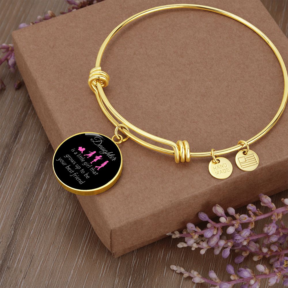 Daughter Grows Up Bangle Bracelet