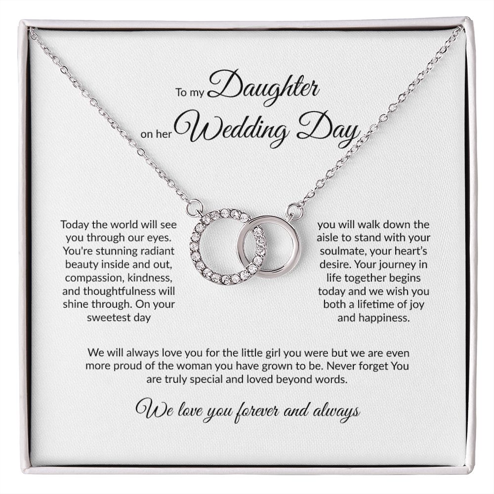 Daughter on her Sweetest Day Wedding Day Gift with Gift Box