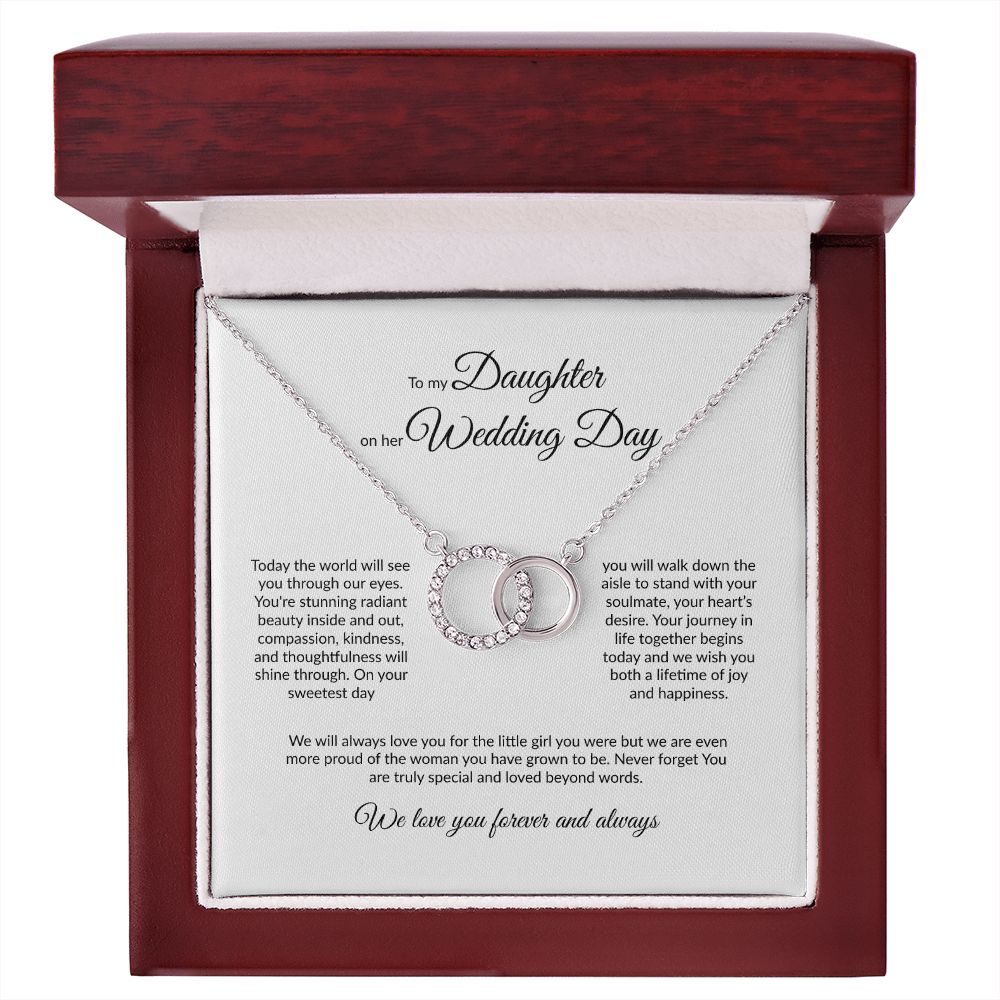Daughter on her Sweetest Day Wedding Day Gift with Gift Box
