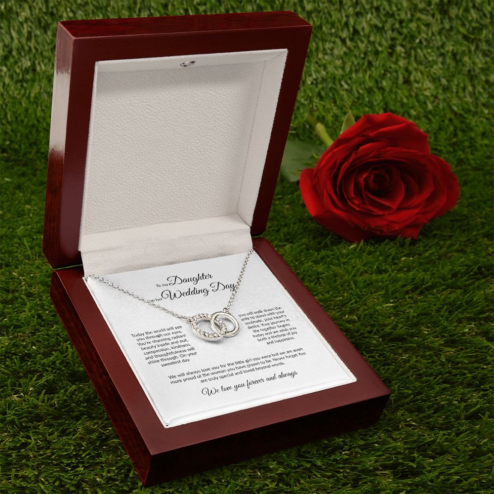 Daughter on her Sweetest Day Wedding Day Gift with Gift Box