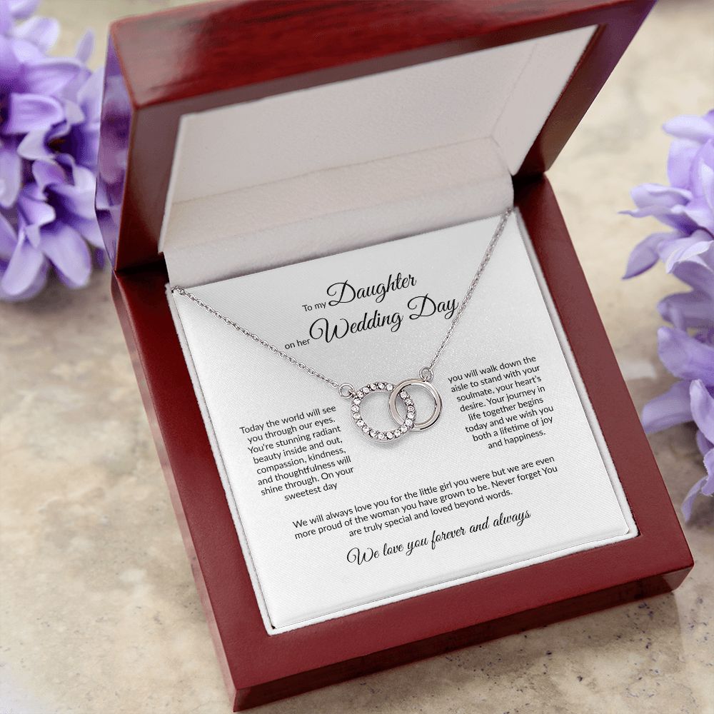 Daughter on her Sweetest Day Wedding Day Gift with Gift Box