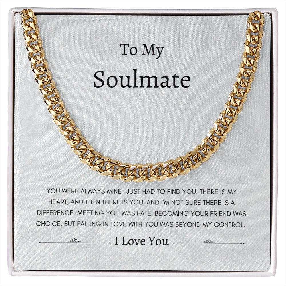 There Is You | Cuban Link Chain Gift