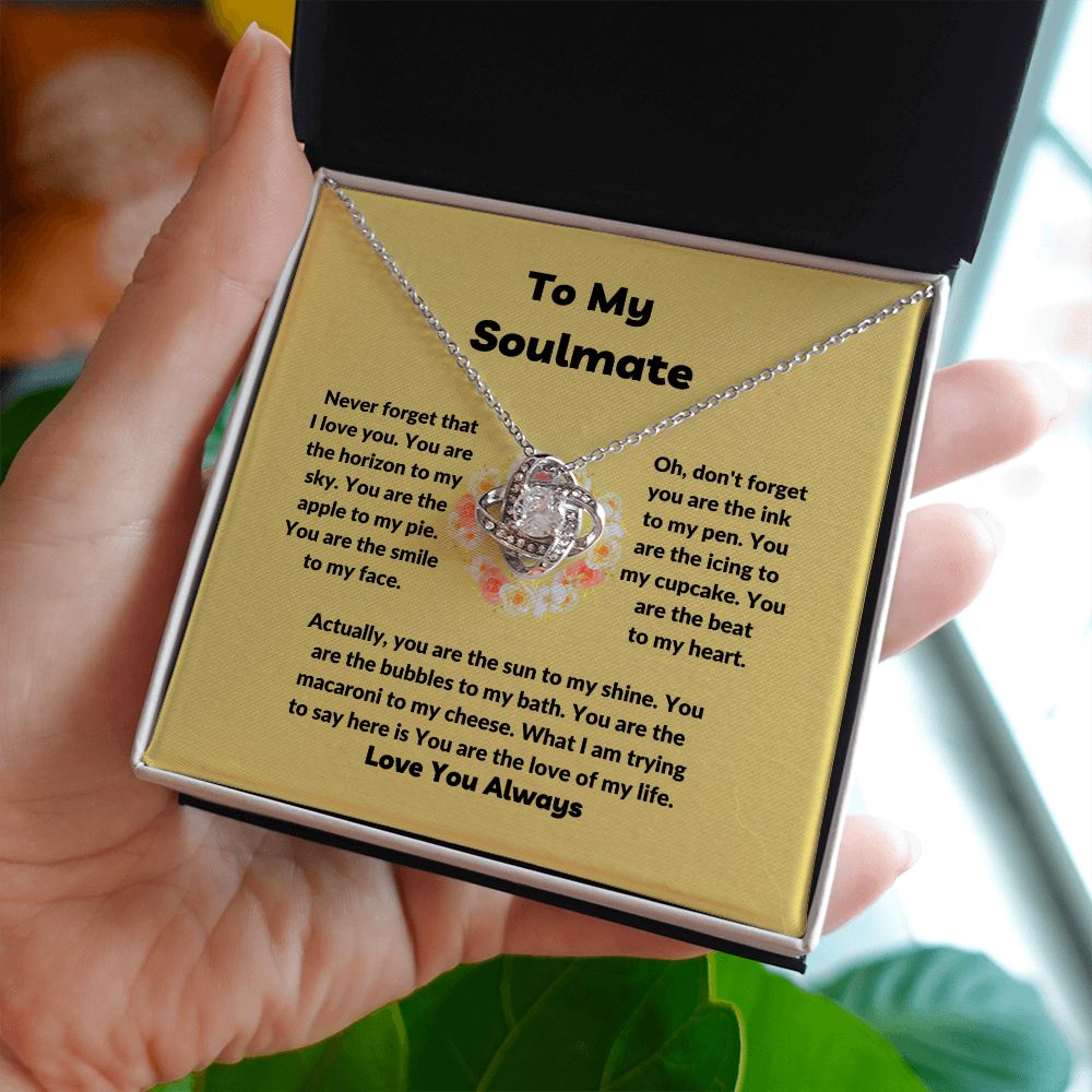 To Soulmate Never Forget | Necklace Gift