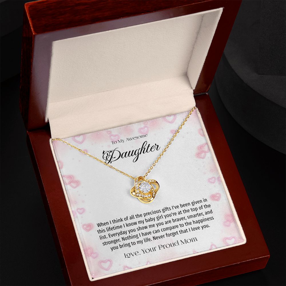 Awesome Daughter Precious Gift with Mother Love Gift Box