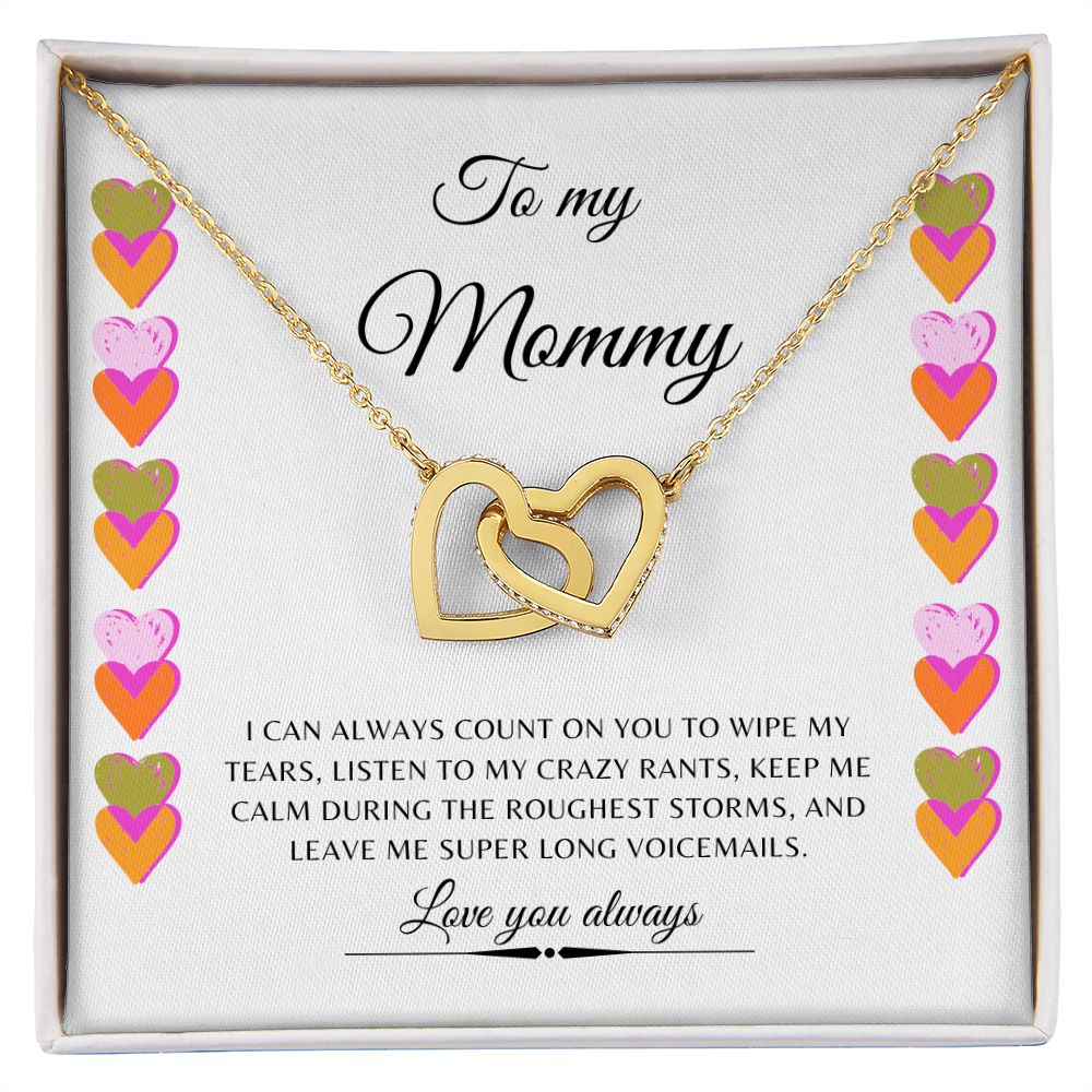 To My Mom Count On You Funny | Necklace Gift