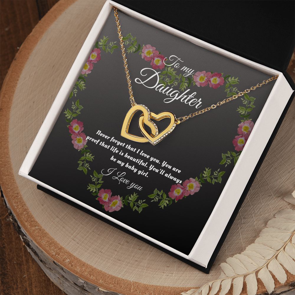 To My Daughter Beautiful Life | Necklace Gift