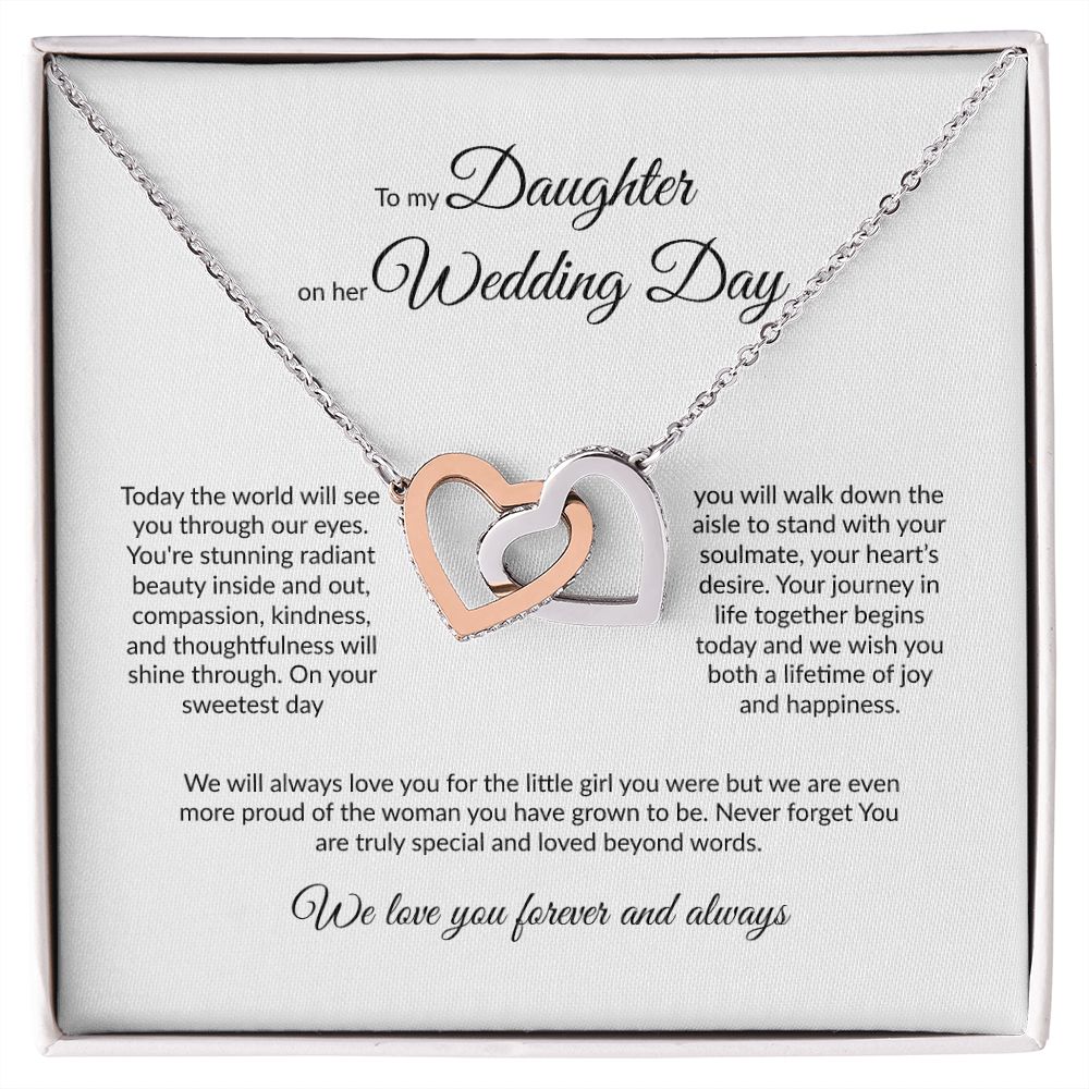 Daughter on her Wedding Day Gift with Gift Box