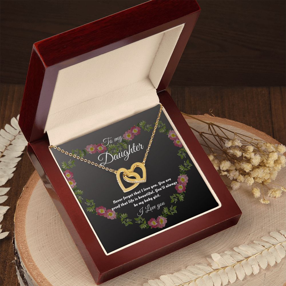 To My Daughter Beautiful Life | Necklace Gift