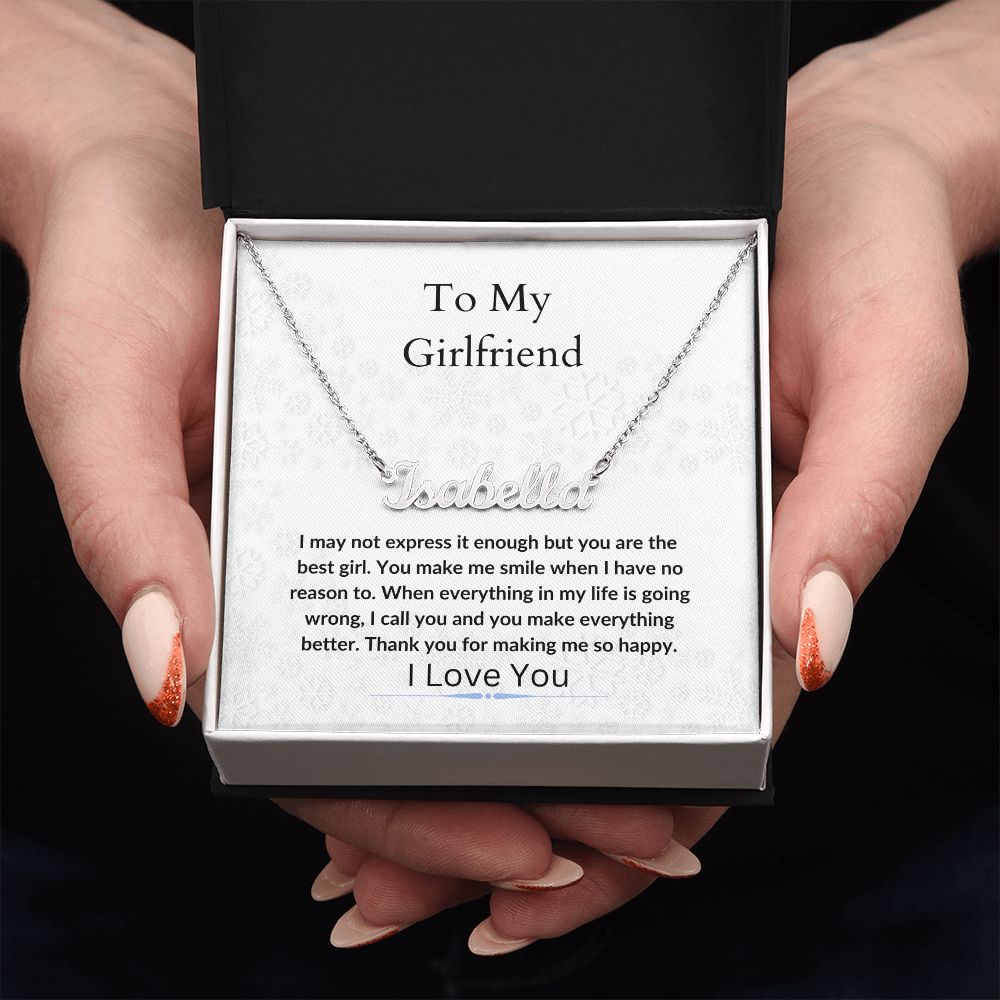 Personalize Name Chain To My Girlfriend