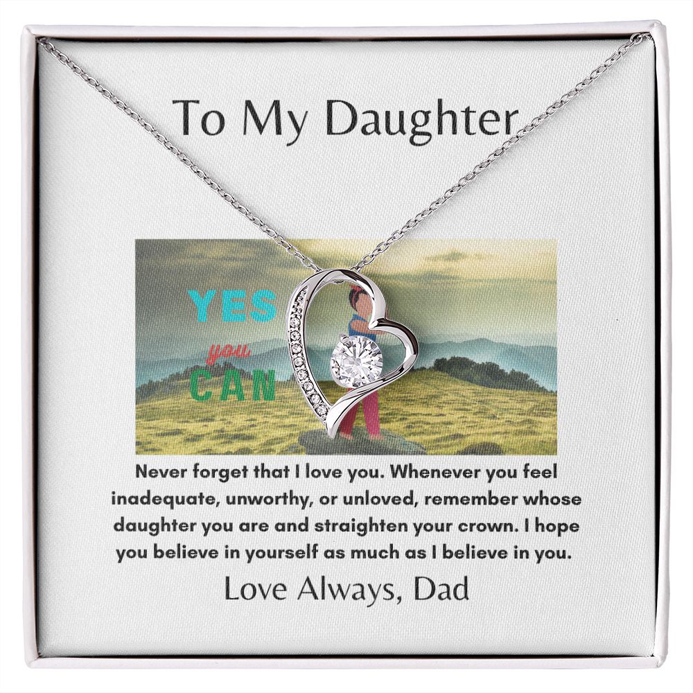 To My Daughter | Inner Strength | Forever Love Necklace