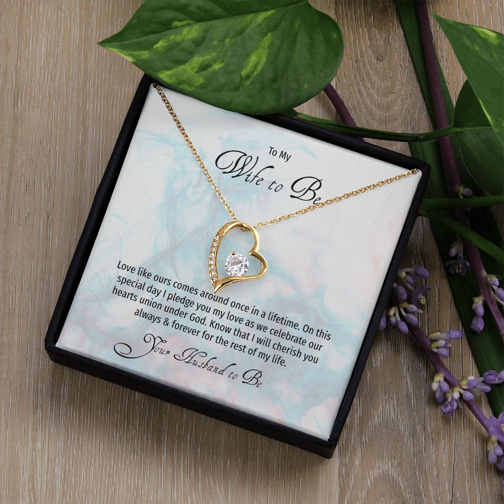 Wife to Be on her Sweetest Day Wedding Day Gift with Gift Box