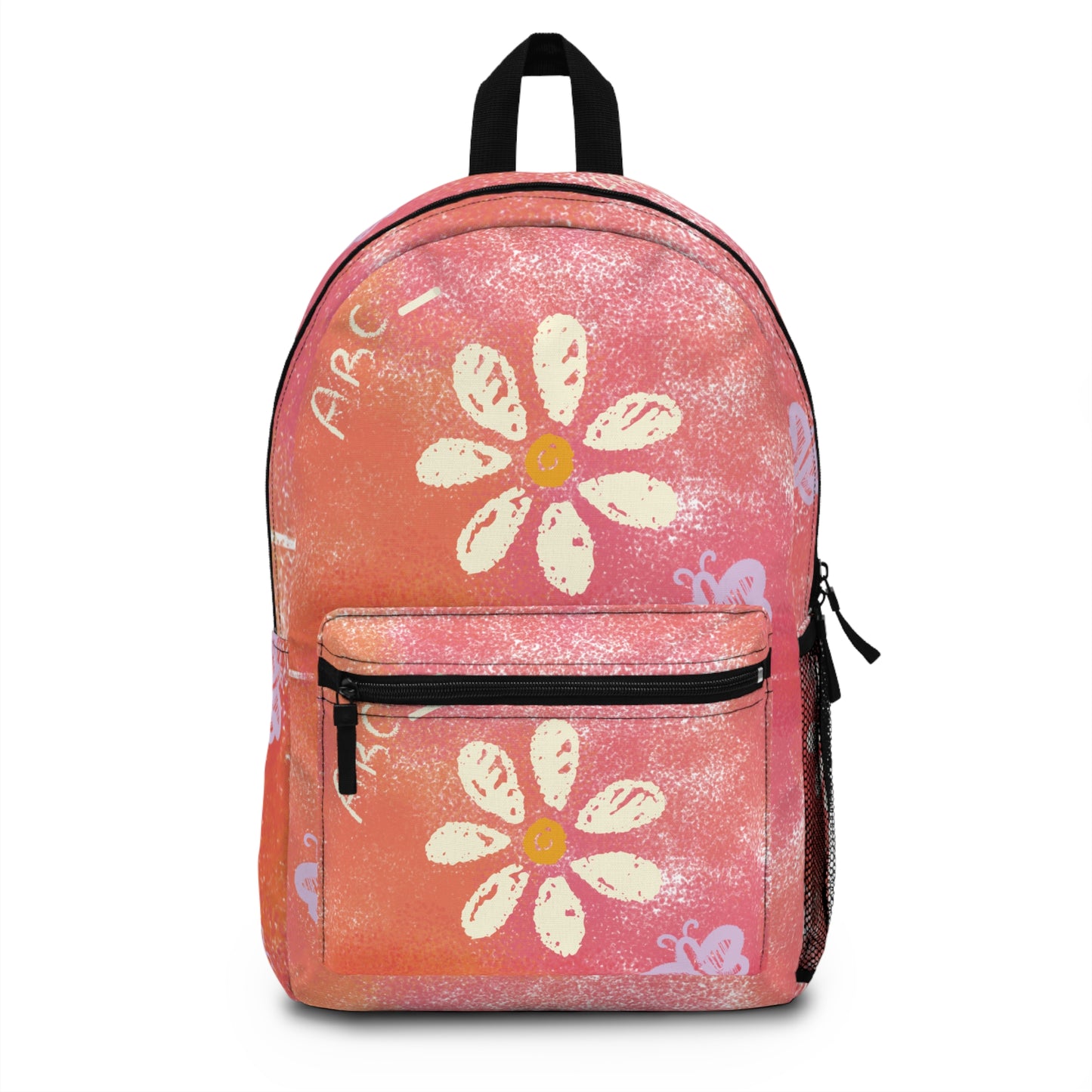 Daisy Pink Backpack Book Bag
