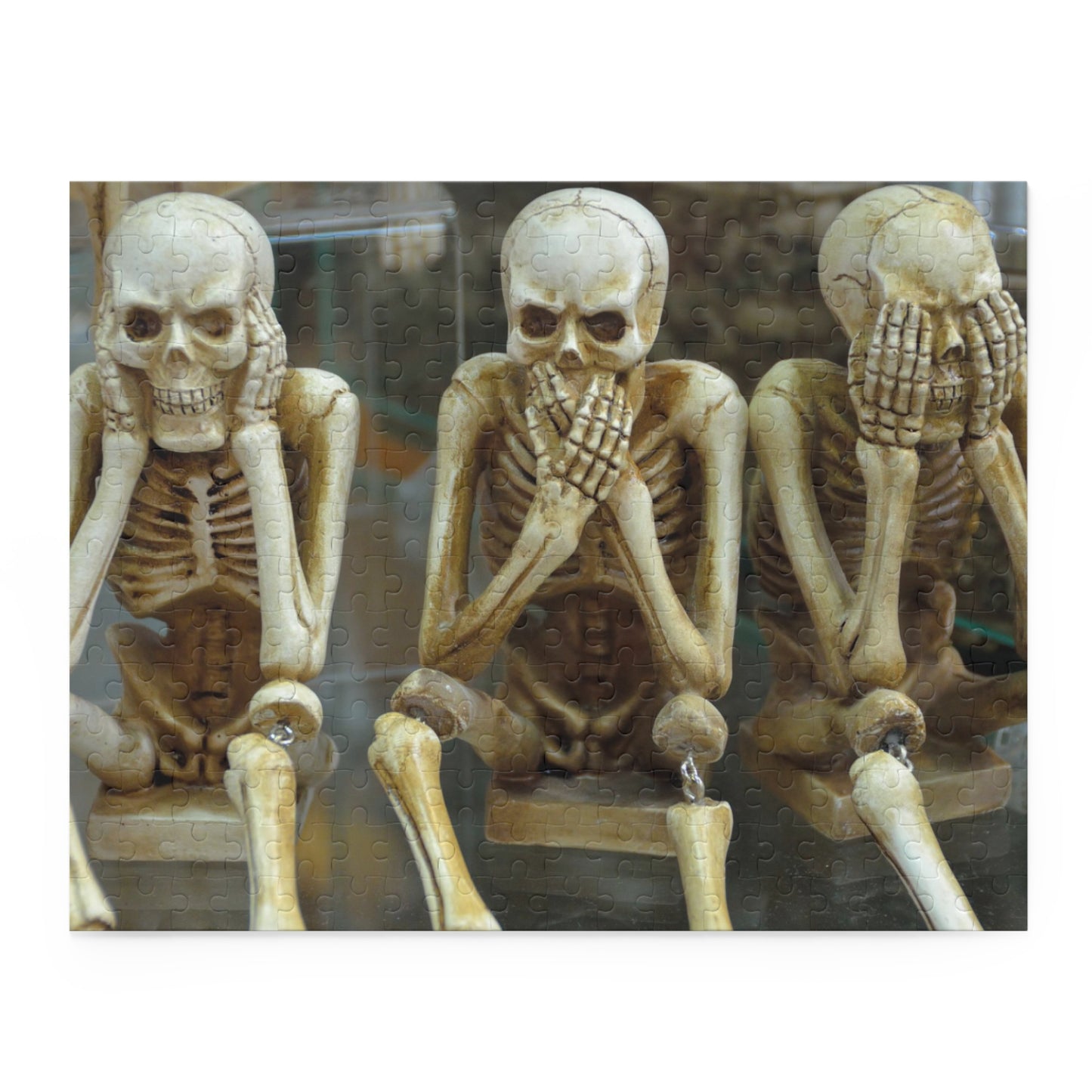 Skeletons Hear Speak See No Evil Jigsaw Puzzle 250 Piece
