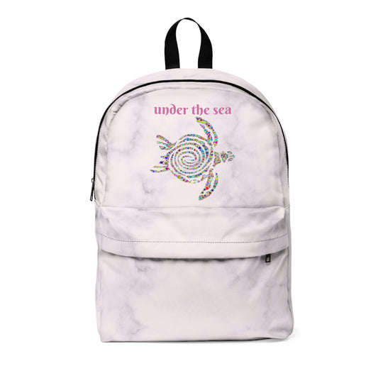 Marbled Pink | Classic Backpack Book Bag