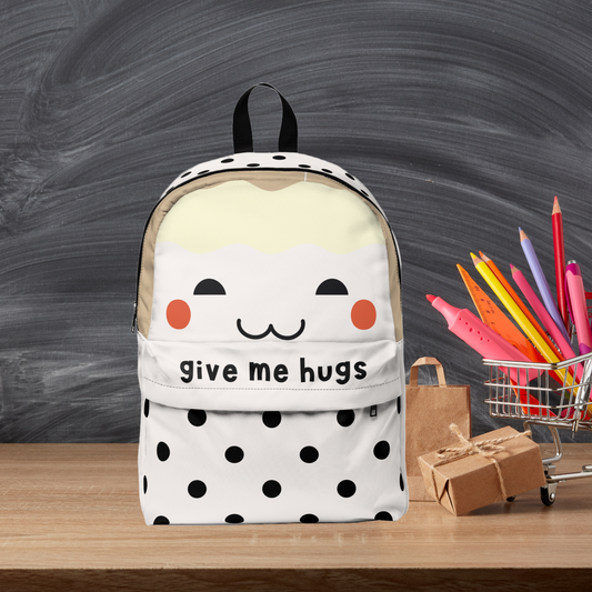 Cat in Dots | Classic Backpack Book Bag
