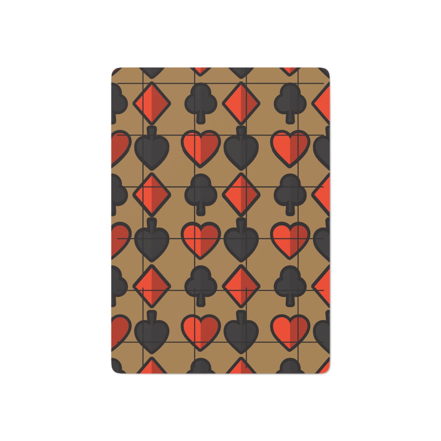 Golden Suits Playing Cards