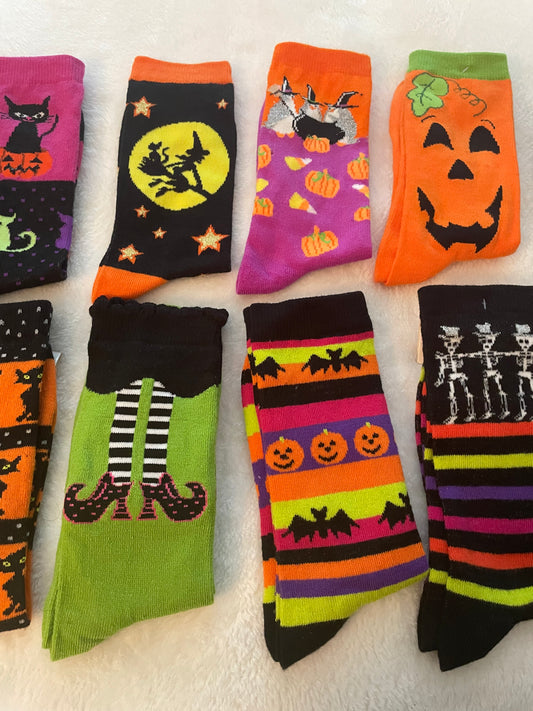 Halloween Fun Dress Up Crew Socks