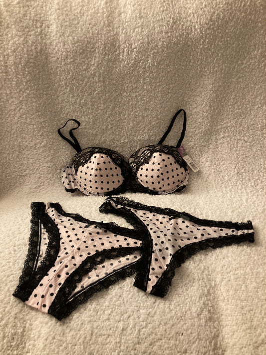 Dressed in Pink Bra & Panty Set