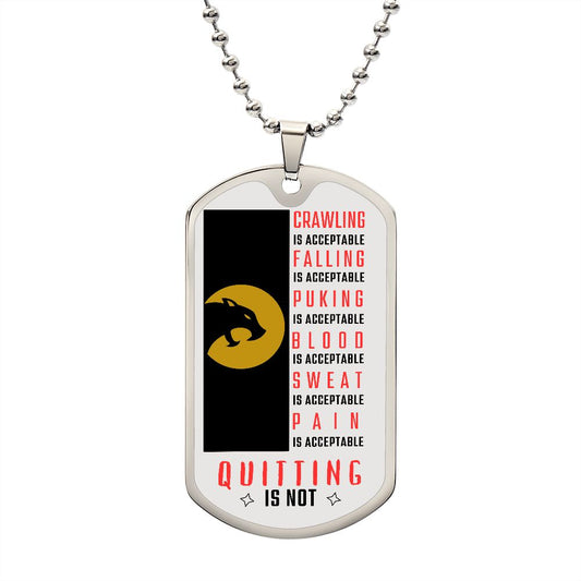 Warrior Jaquar To My Brother Son | Dog Tag Necklace
