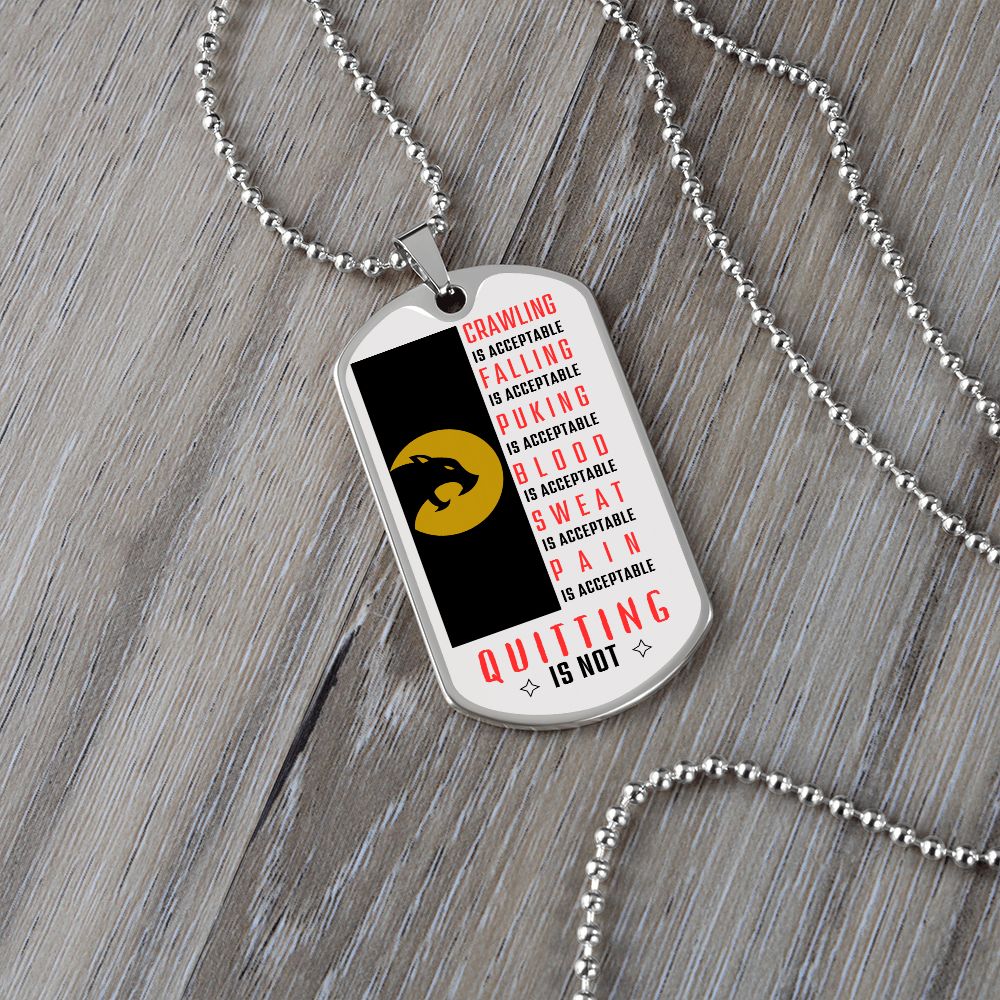 Warrior Jaquar To My Brother Son | Dog Tag Necklace