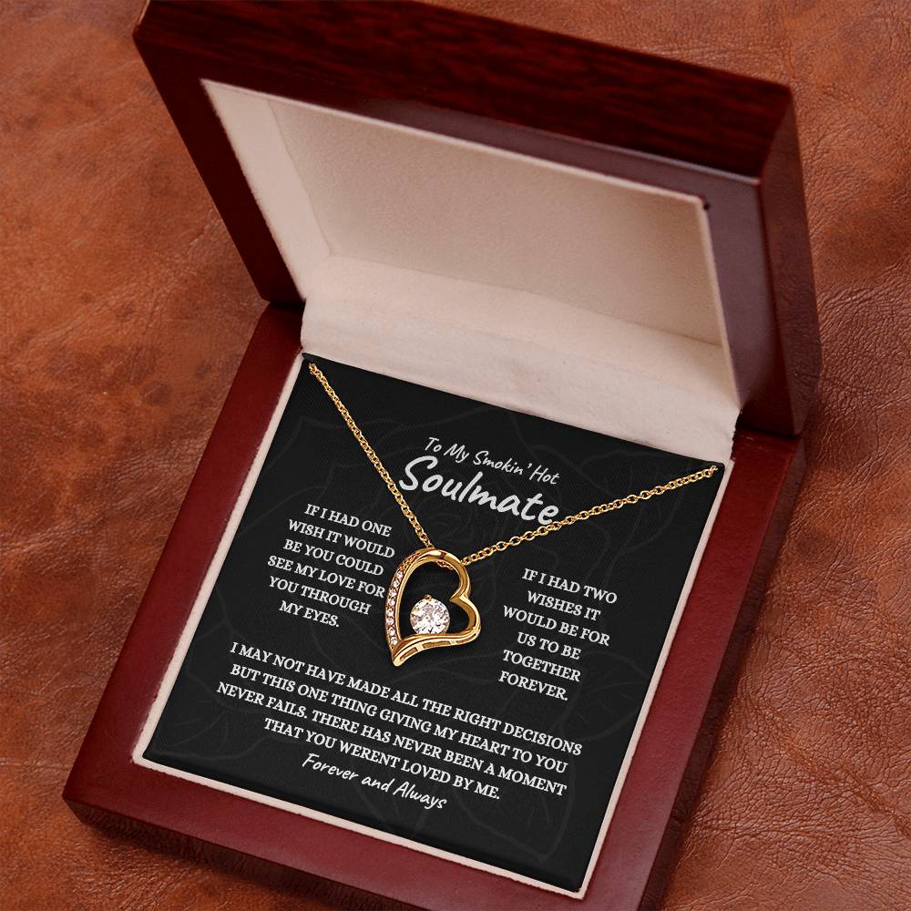 Soulmate One Wish | Love Heart Necklace