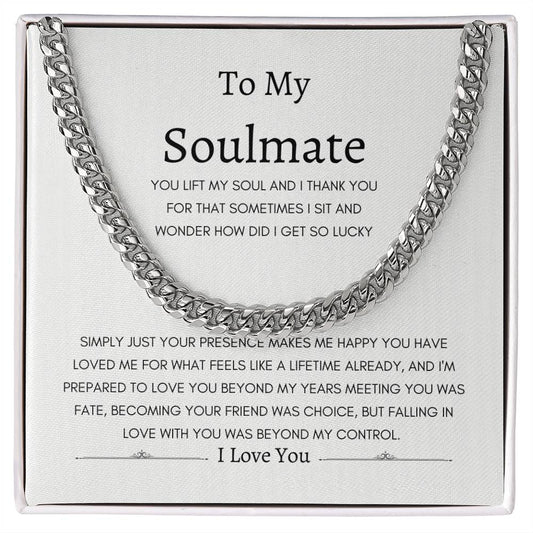 Love Beyond Years Forever Soulmate | Cuban Link Necklace Gift