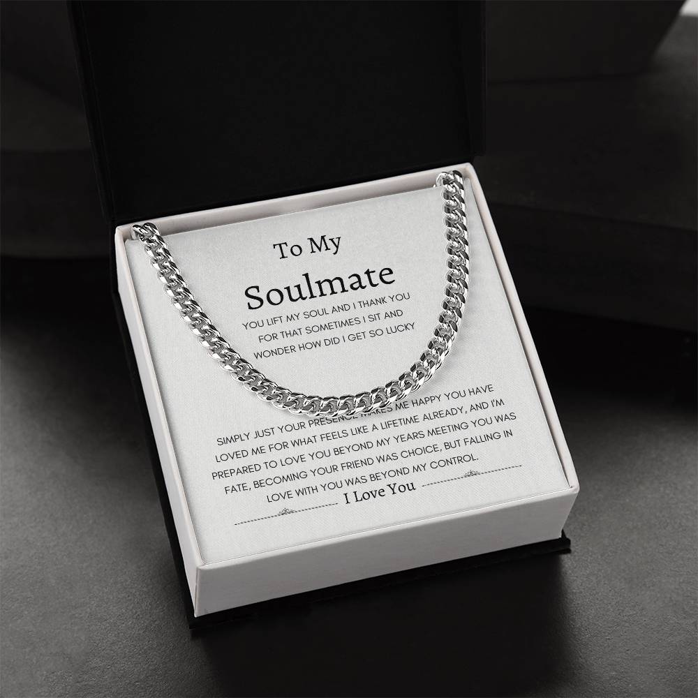 Love Beyond Years Forever Soulmate | Cuban Link Necklace Gift
