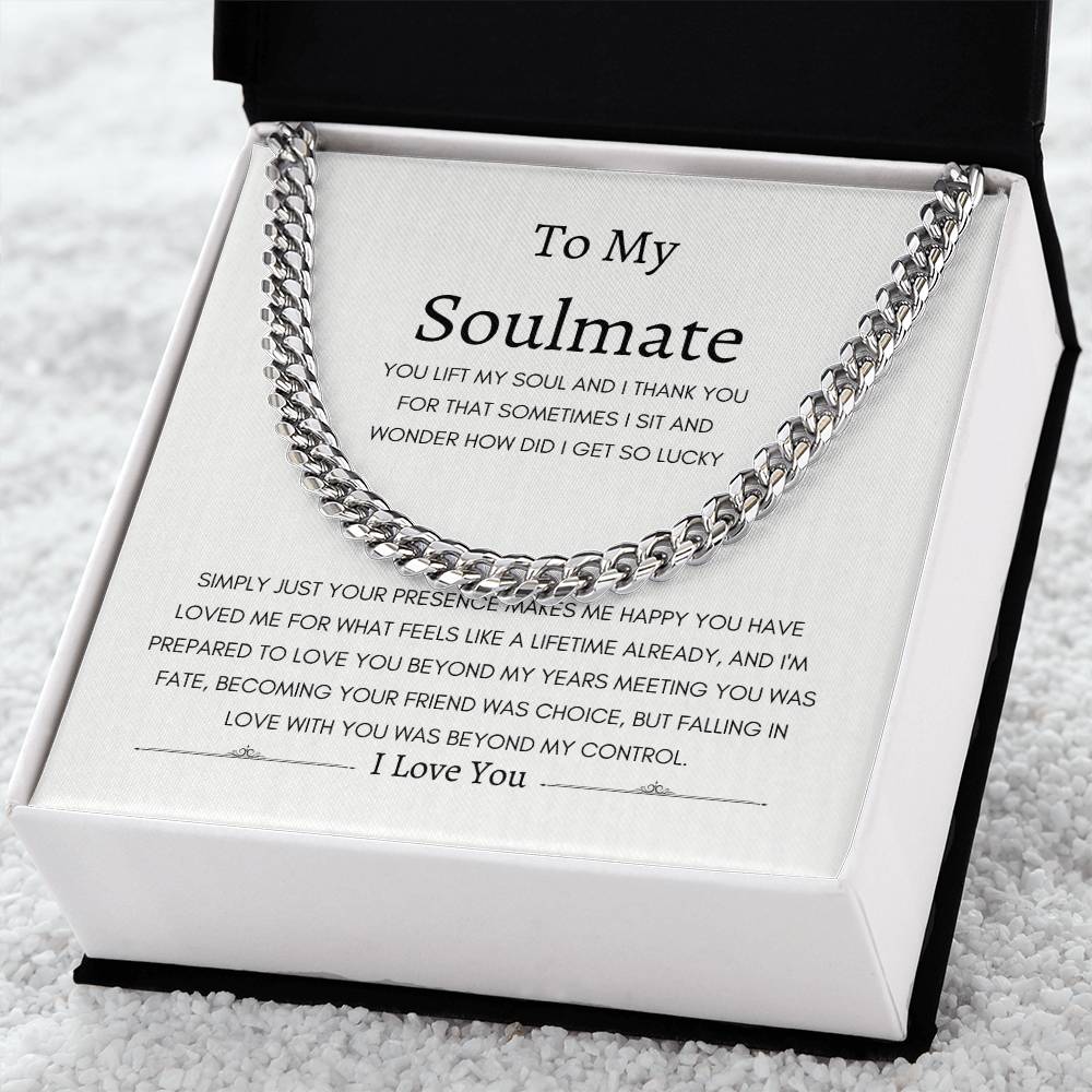 Love Beyond Years Forever Soulmate | Cuban Link Necklace Gift
