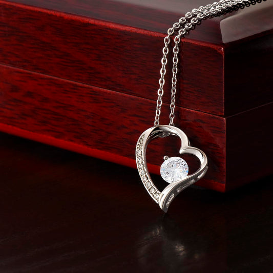 Dangling Heart Pendant Necklace