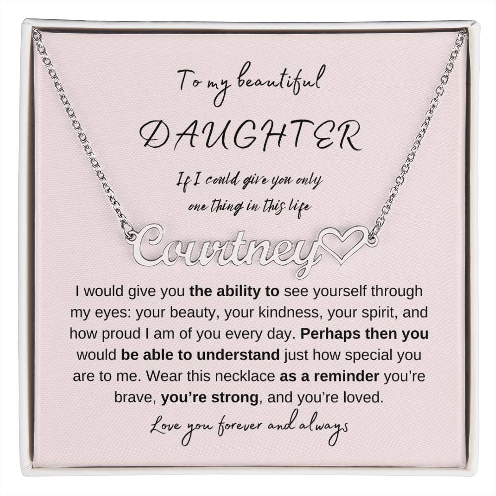 One Thing in This Life Daughter | Necklace Gift