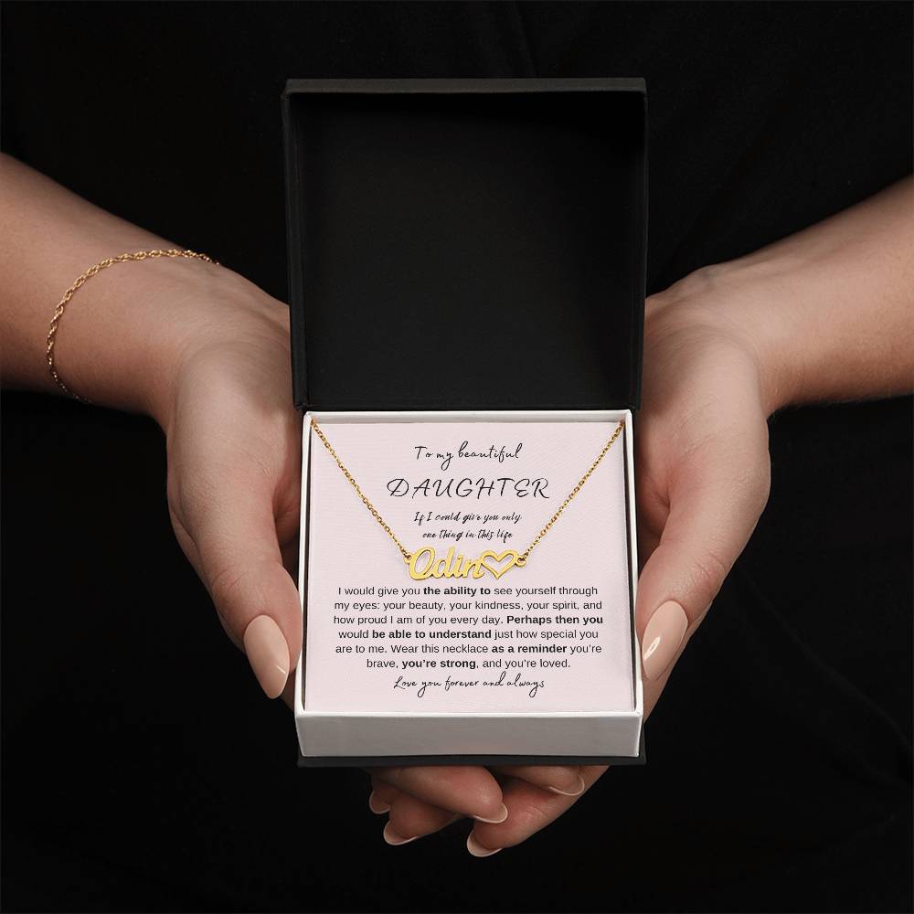 One Thing in This Life Daughter | Necklace Gift
