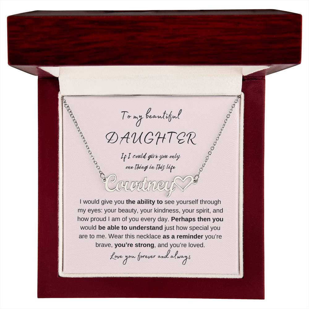 One Thing in This Life Daughter | Necklace Gift