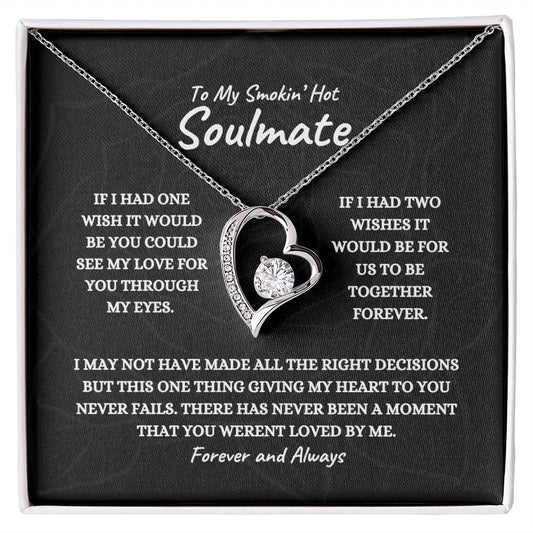 Soulmate One Wish | Love Heart Necklace