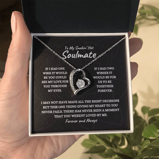 Soulmate One Wish | Love Heart Necklace