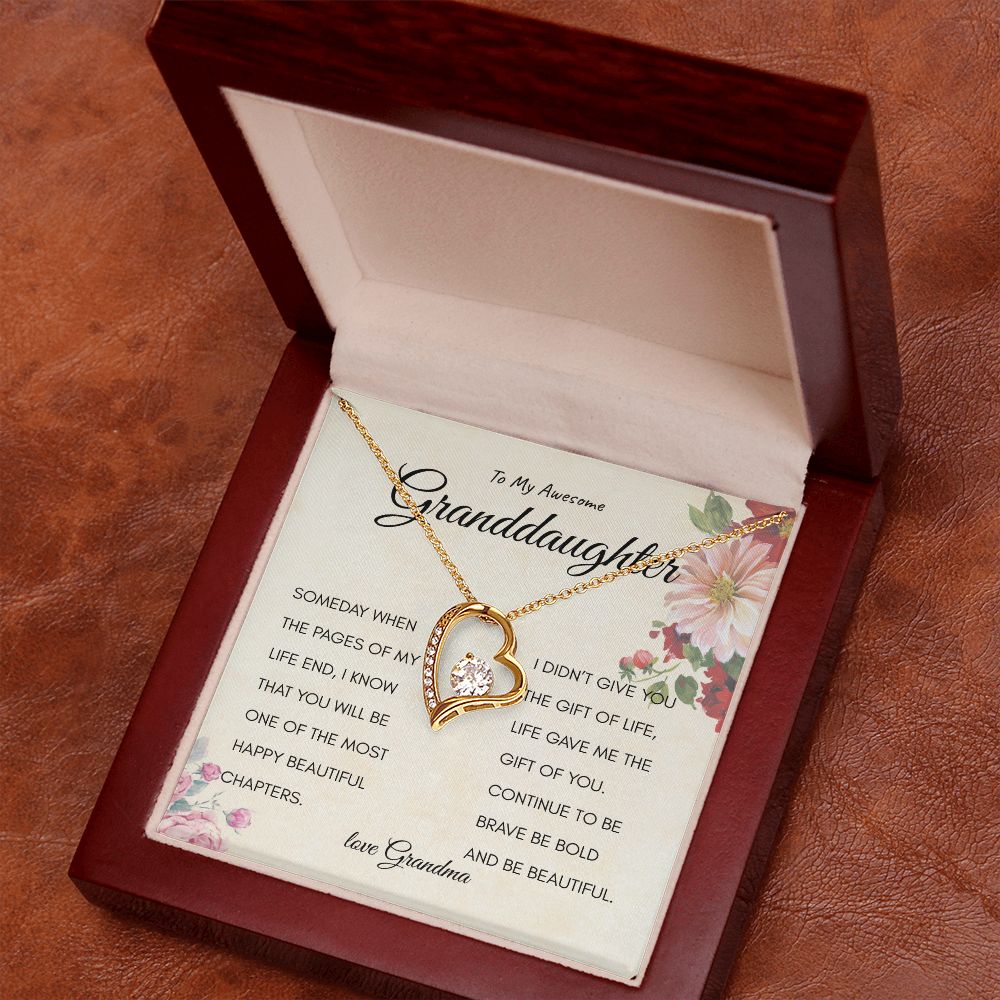 Happy Bold Granddaughter | Forever Love Gift