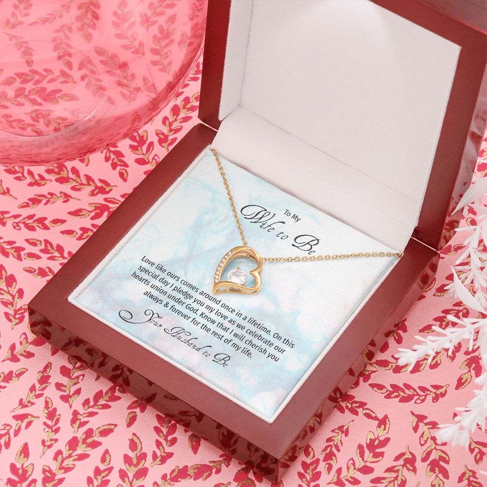 Wife to Be on her Sweetest Day Wedding Day Gift with Gift Box