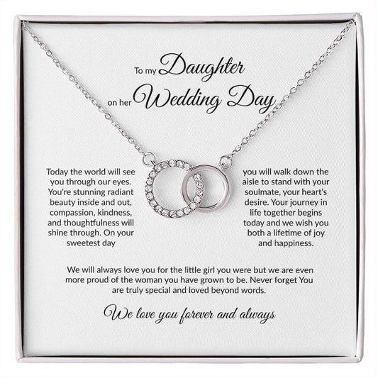 Daughter on her Sweetest Day Wedding Day Gift with Gift Box