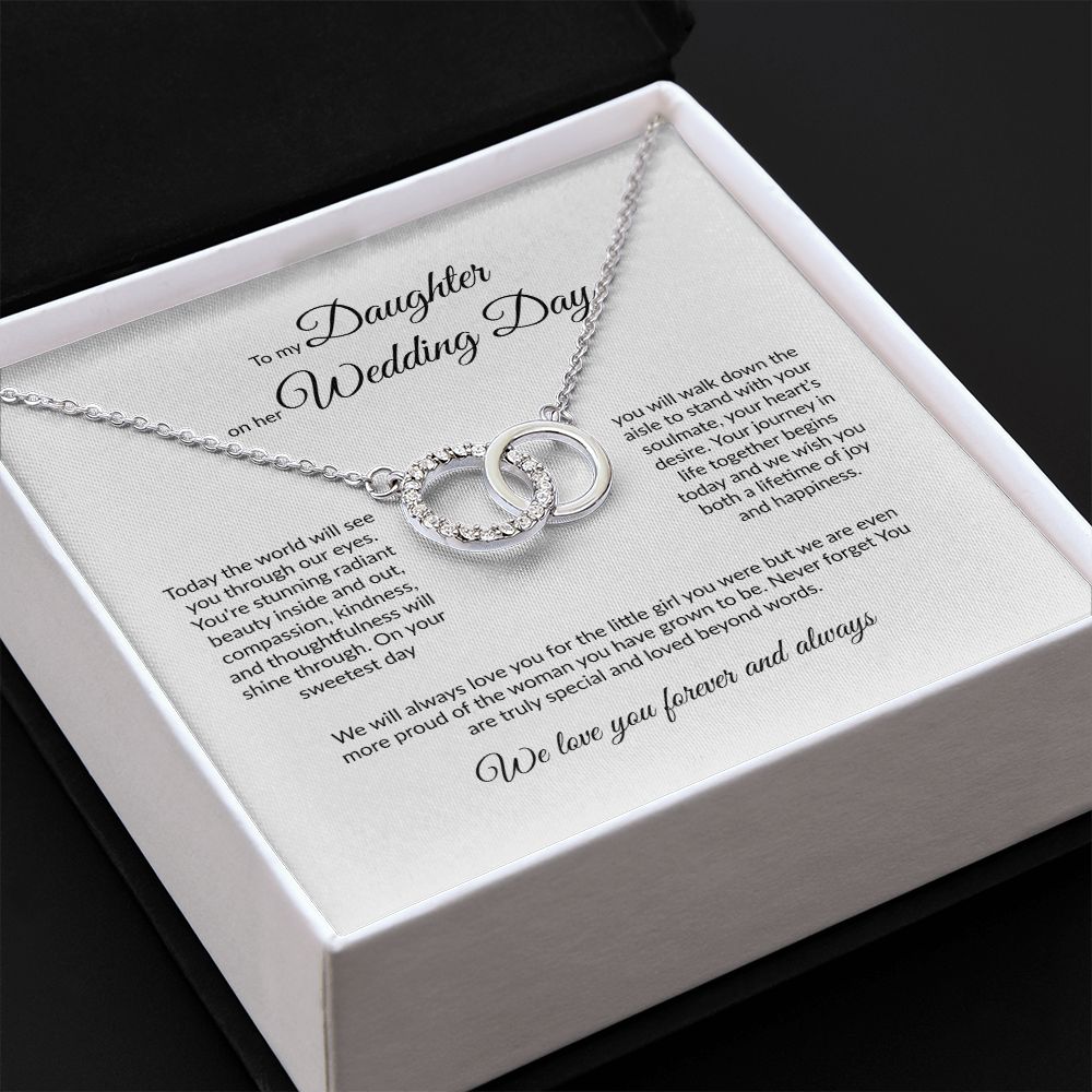Daughter on her Sweetest Day Wedding Day Gift with Gift Box