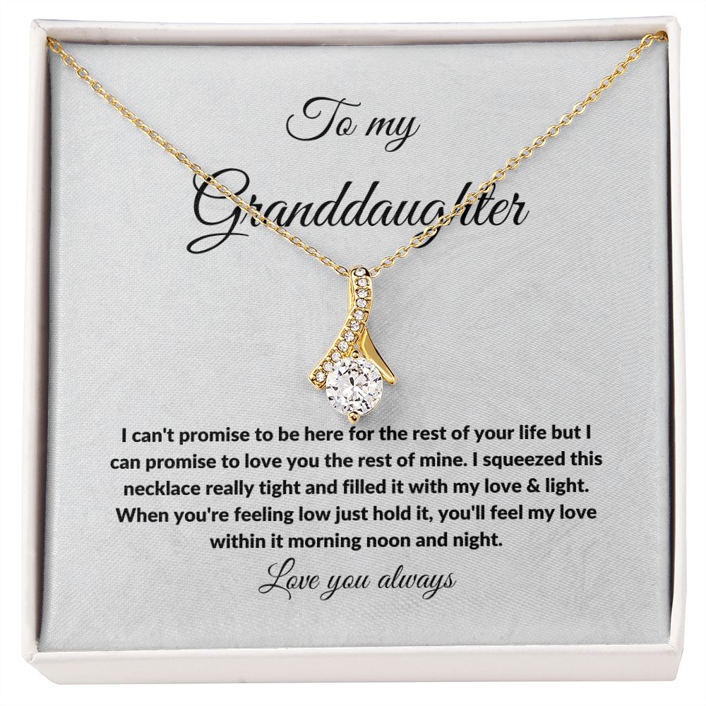 Granddaughter Love & Light | Alluring Beauty Necklace Gift